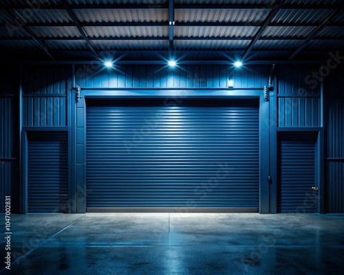 empty underground garage for bike or car