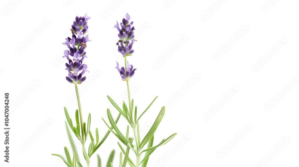 Obraz premium Two Lavender Flowers