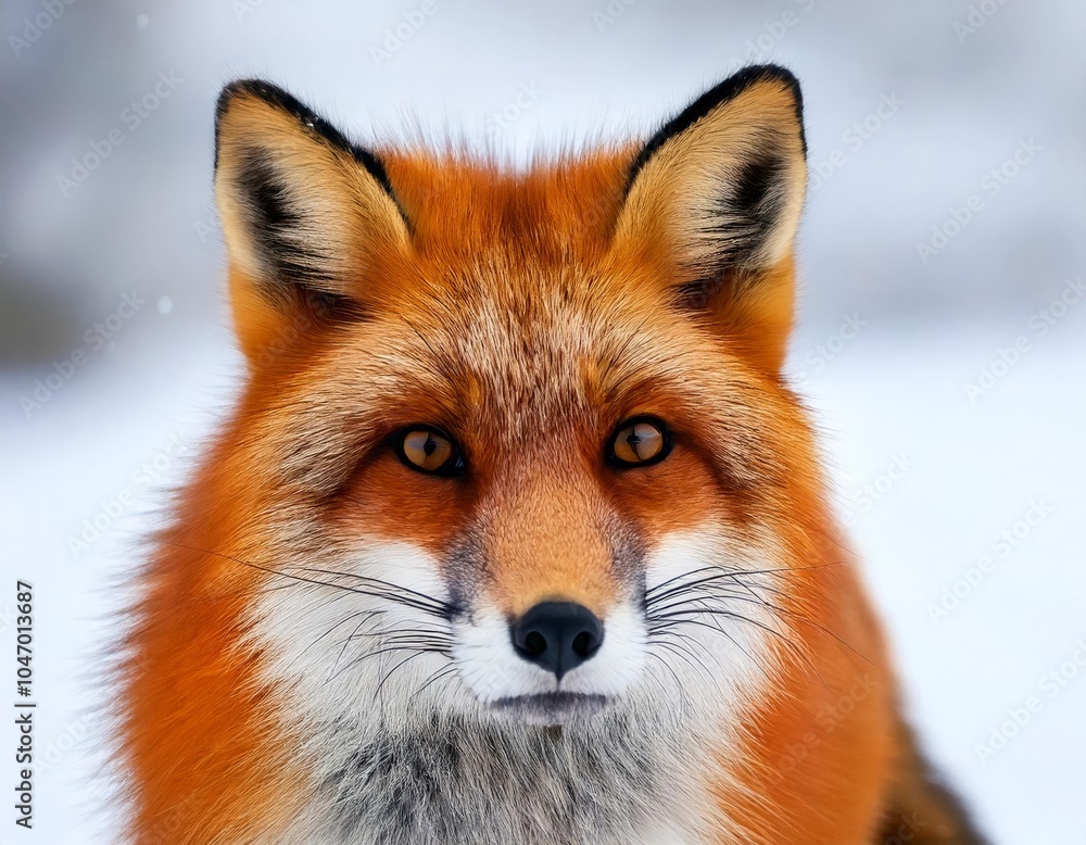 Red Fox in Winter Wonderland Red Fox in Winter Wonderland