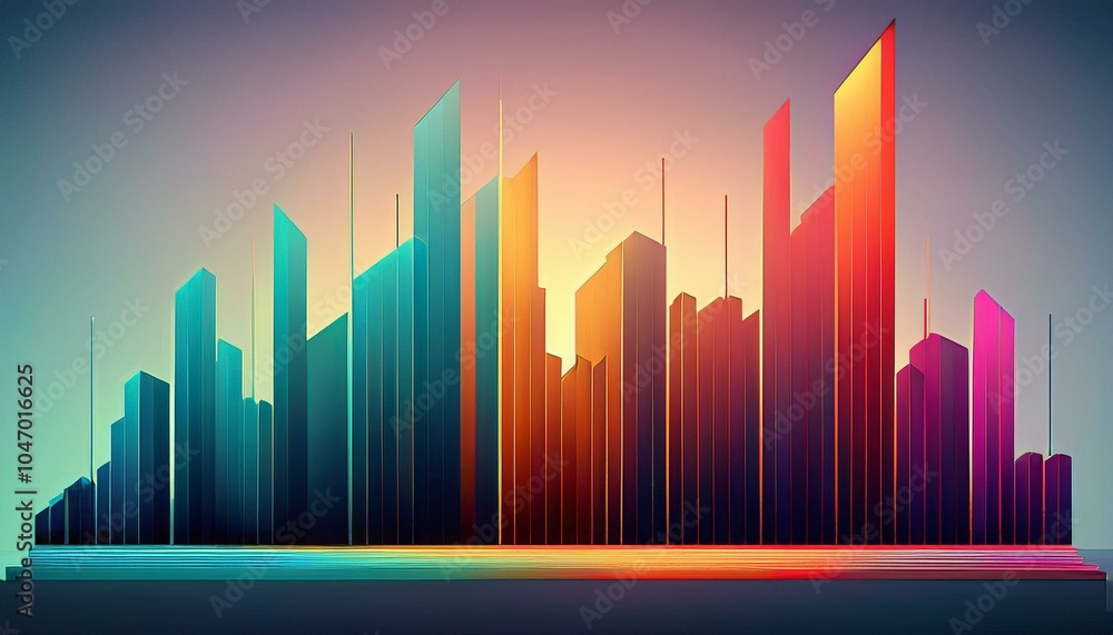 The graph can depict long-term growth versus short-term fluctuations. The graph can depict long-term growth versus short-term fluctuations.