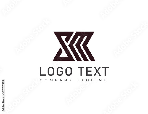 Letter s logo design. elegant luxury fashion logotype linear style