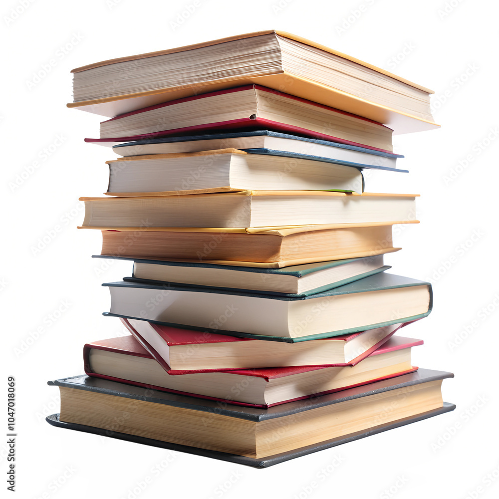 stack of books isolated stack of books isolated
