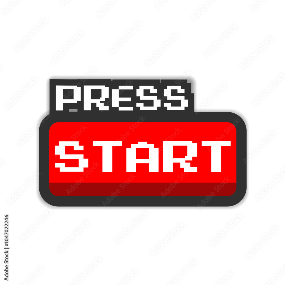 Press start text message screen and red button. Press start text message screen and red button.