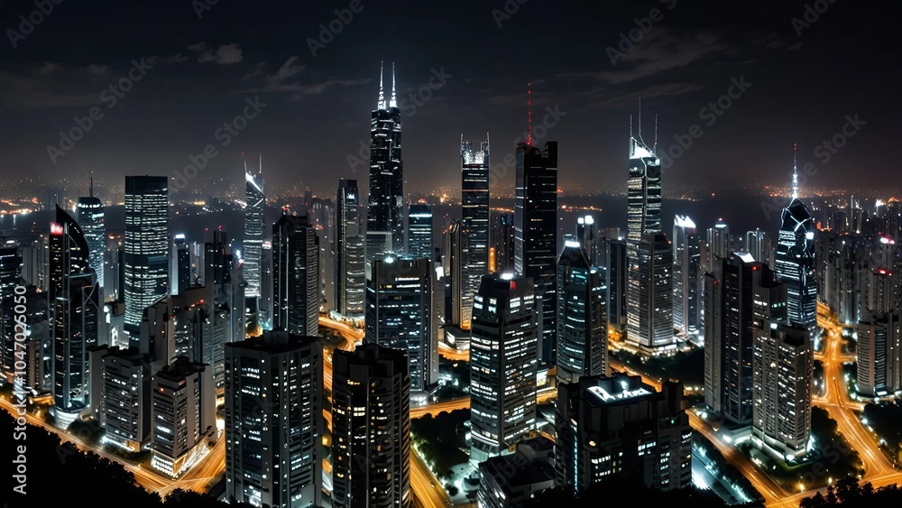 Fototapeta premium city skyline