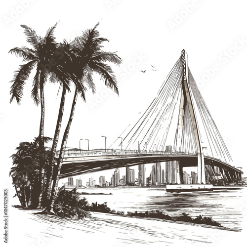 Bandra Worli Sea Link and Rajiv Gandhi Sea Link with a Cab