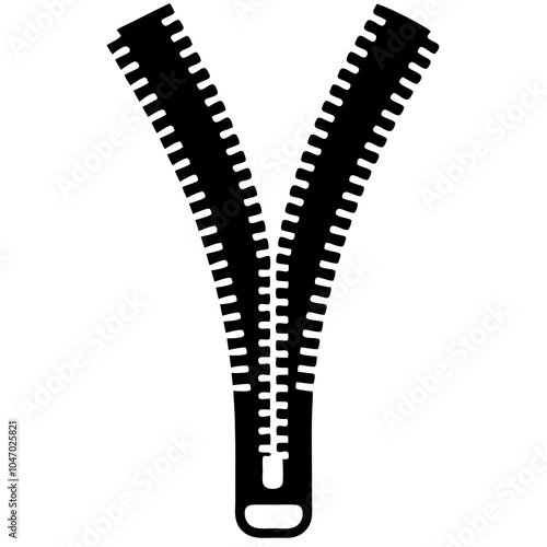 Zipper Clipart silhouette