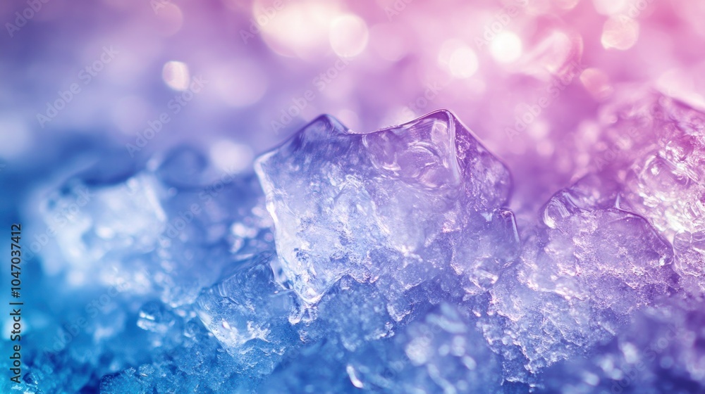 Icy frozen colorful background with frosty patterns. Natural ice texture on the glass. Colorful abstract nature background Horizontal banner Icy frozen colorful background with frosty patterns. Natural ice texture on the glass. Colorful abstract nature background Horizontal banner