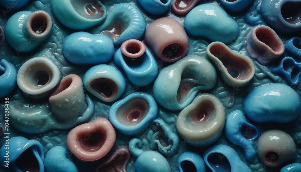 Abstract background with disgusting slimy bowels. Abstract background with disgusting slimy bowels.