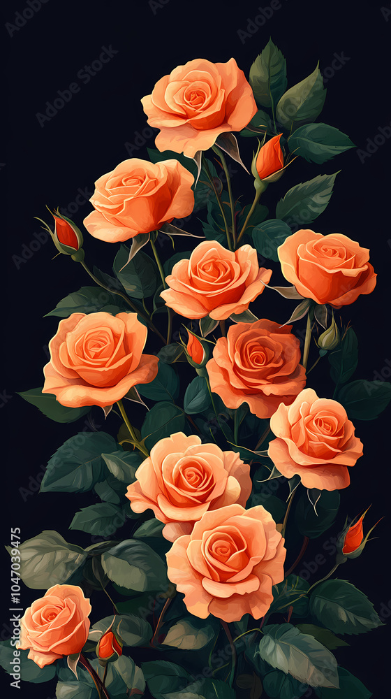 Beautiful bouquet of fresh roses flowers Isolated Beautiful bouquet of fresh roses flowers Isolated