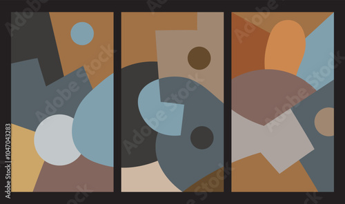 colorful abstract art for wall decoration
