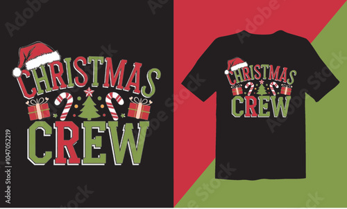 Christmas Crew Vector illustration t-shirt design