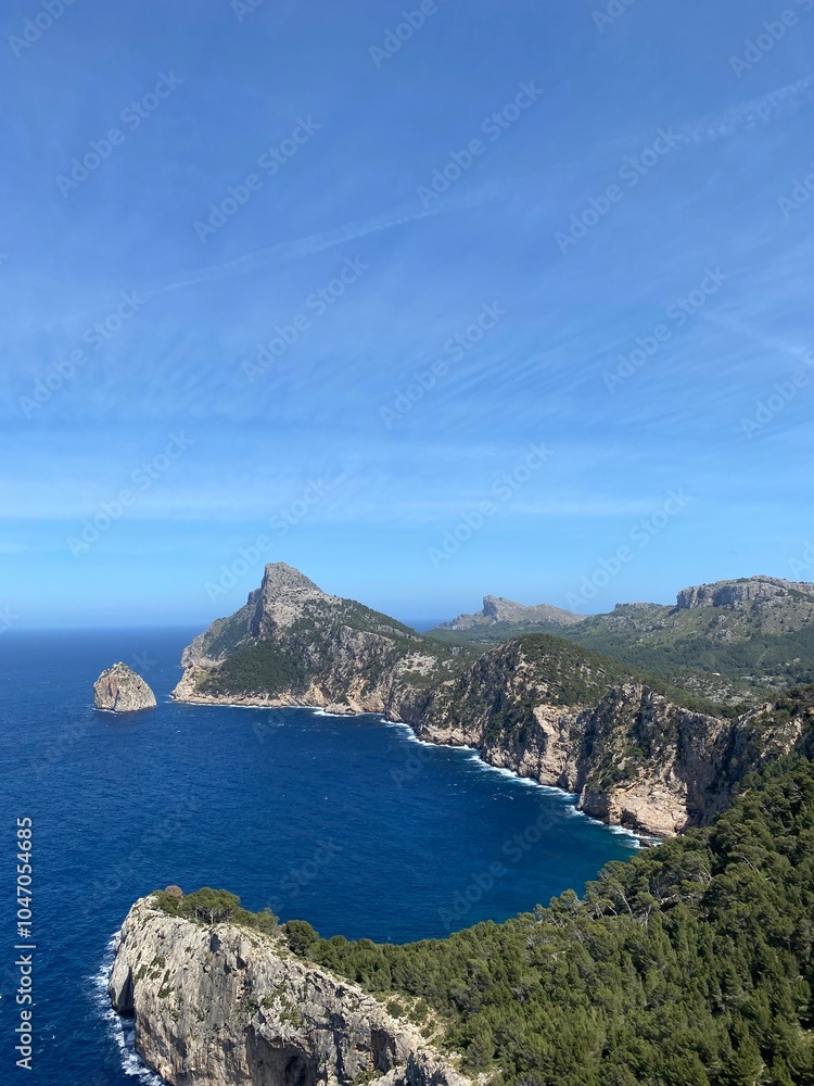 Fototapeta premium Cliffs along the coast