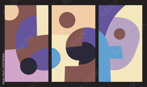 colorful abstract art for wall decoration
