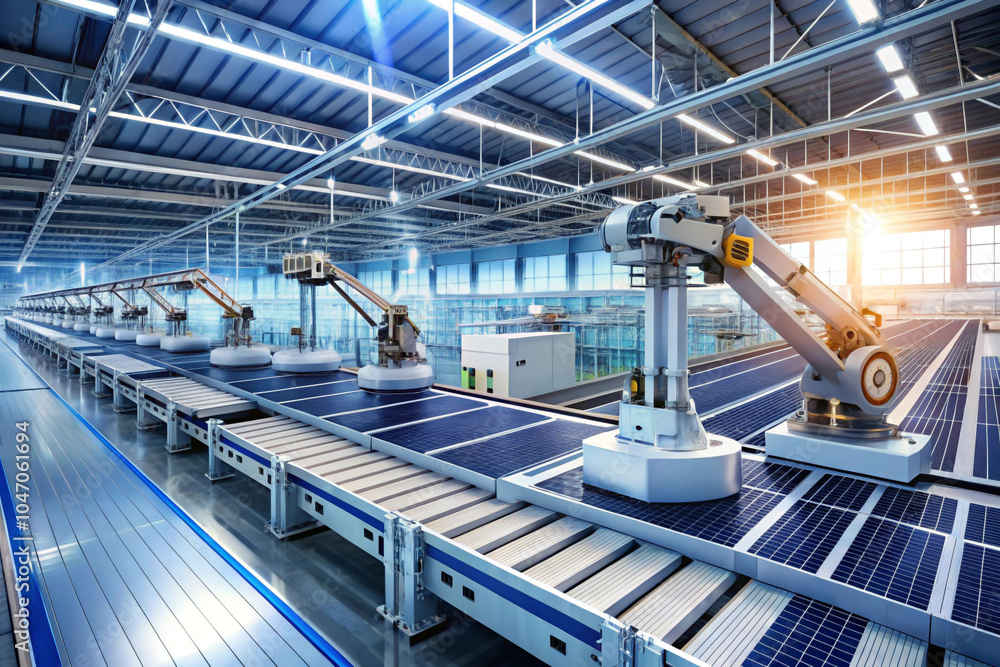 Fototapeta premium Automated Smart Factories