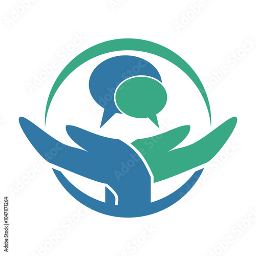 speech therapy logo design template