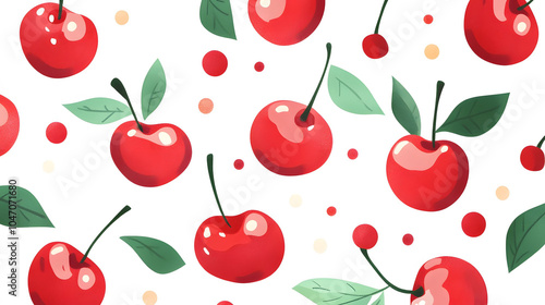 Cherry pattern design