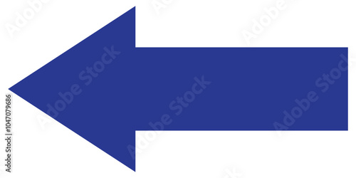 Free Download blue arrow icon flat style, abstract blue arrow sign, blue arrow for your website design, vector illustration - GFXLoad
