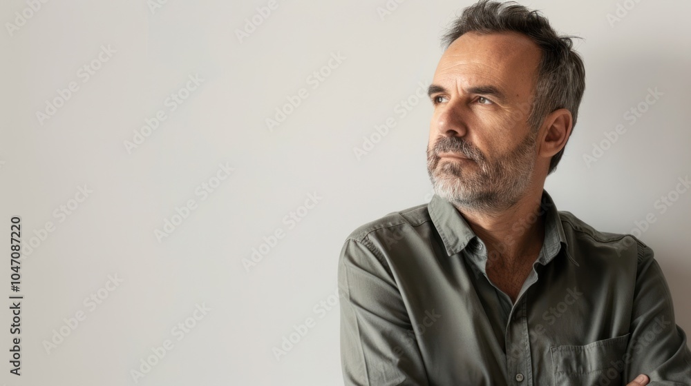 Obraz premium Thoughtful Man