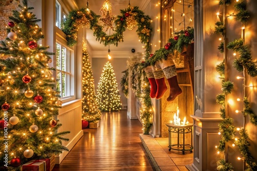 Creative Christmas Decorating Ideas for Hallways: Long Exposure Magic