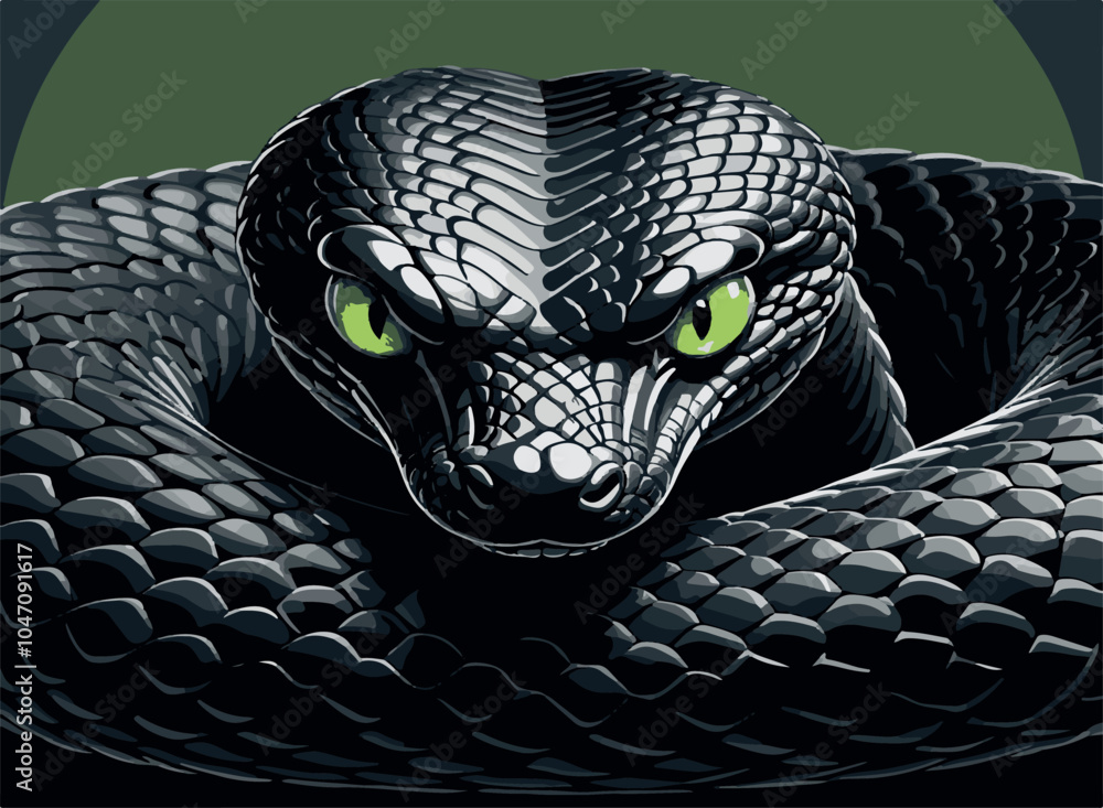 Naklejka premium Cobra Art