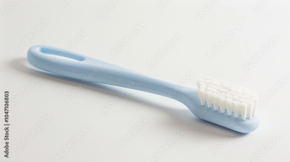 Light Blue Plastic Cleaning Brush with White Bristles Light Blue Plastic Cleaning Brush with White Bristles