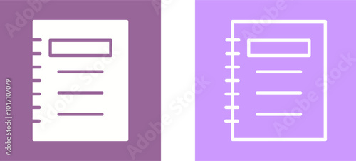 Notepad Vector Icon