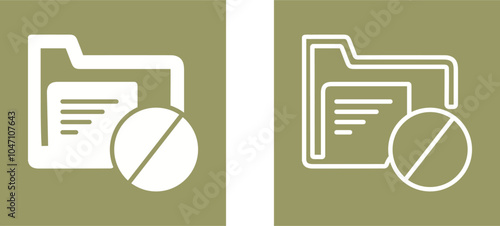 Restrict Vector Icon