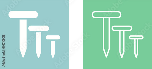 Nail Vector Icon