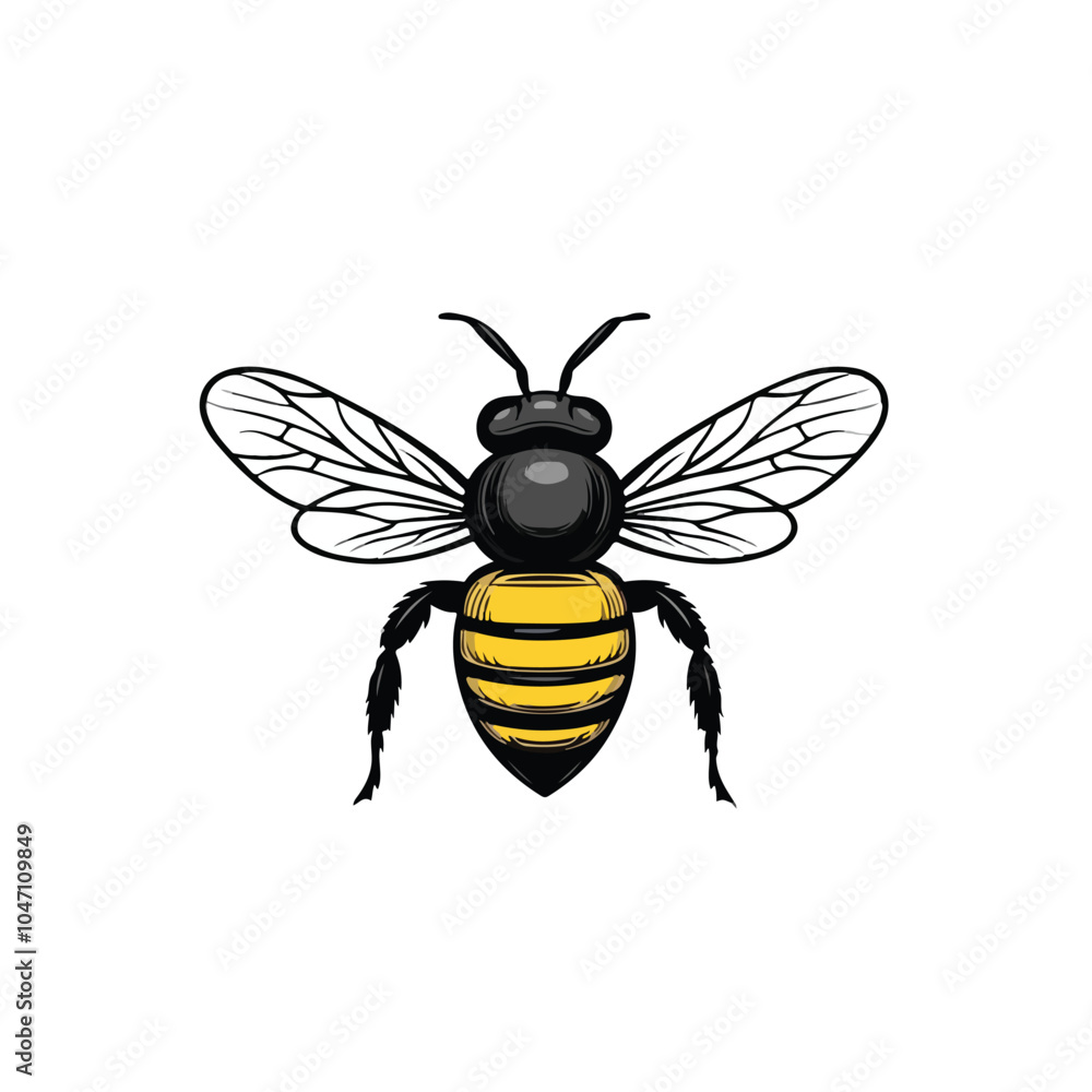Fototapeta premium Professional Bee Vector Logo Design Template for Creative Projects