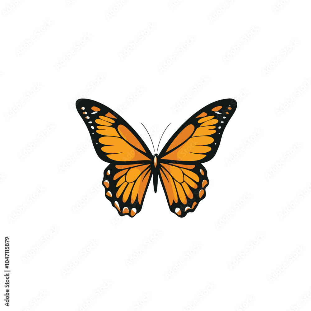 Fototapeta premium Elegant Butterfly Vector Logo Design Template