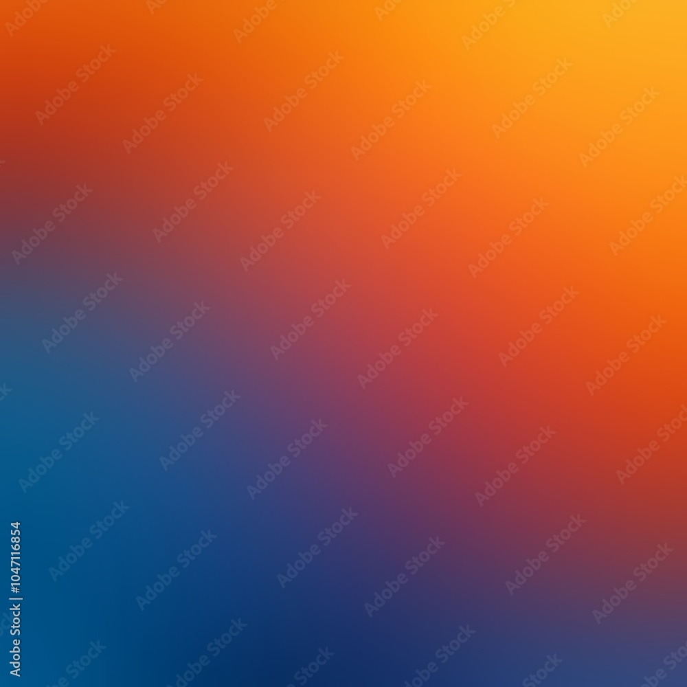 Naklejka premium Orange blue blur gradient abstraact simple background.