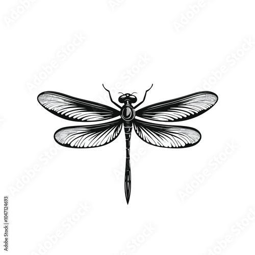 Dragonfly Vector Logo Design Template for Branding and Marketing Collateral