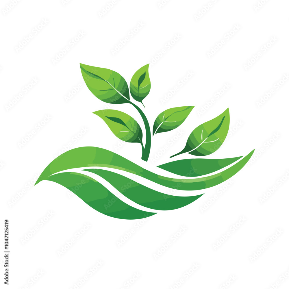 Fototapeta premium Eco-Friendly Vector Logo Design Template for Branding and Marketing Campaigns