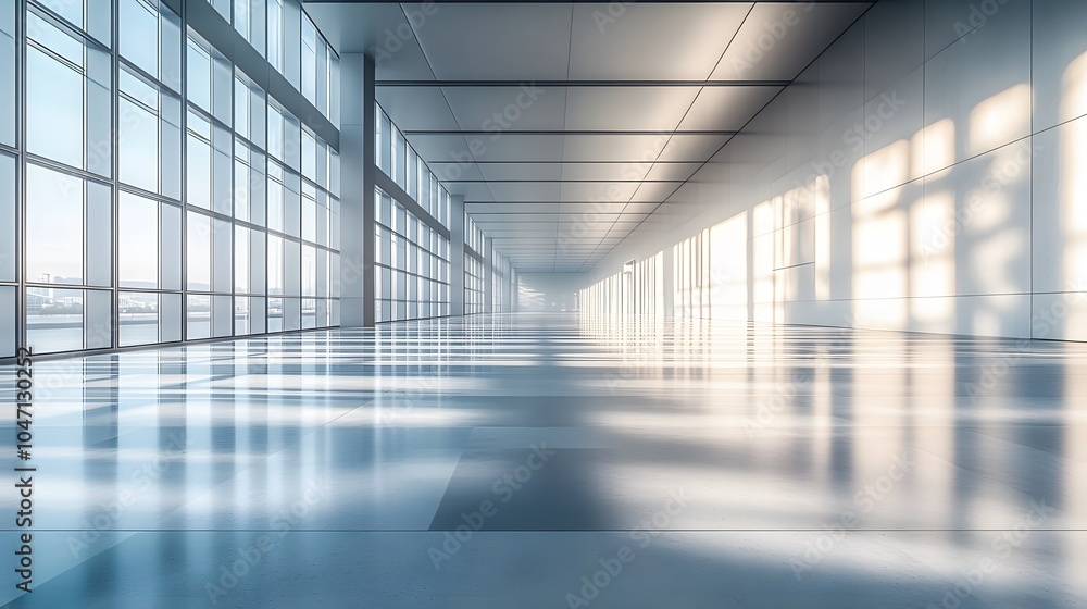 Modern silver architecture featuring geometric glass windows, sunlight streaming through creating dramatic shadows, sleek metallic structure, minimalist design, and reflective surfaces. Modern silver architecture featuring geometric glass windows, sunlight streaming through creating dramatic shadows, sleek metallic structure, minimalist design, and reflective surfaces.