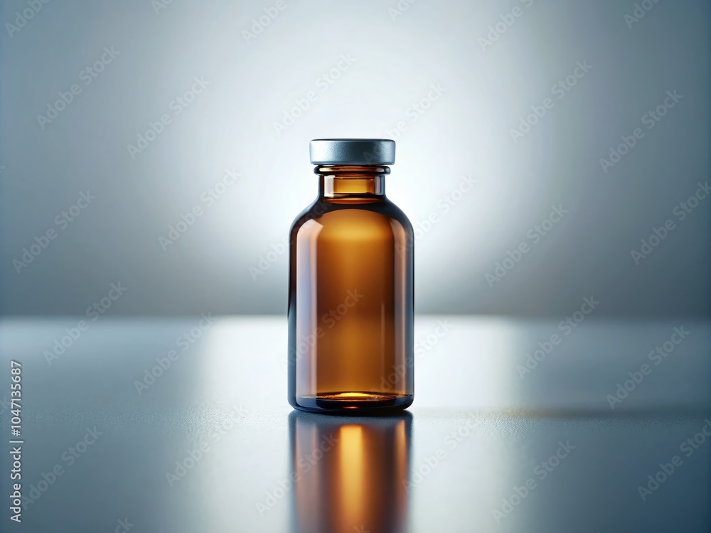 Isolated Empty Medicine Bottle in Tilt-Shift Style for Healthcare and Pharmaceutical Imagery Isolated Empty Medicine Bottle in Tilt-Shift Style for Healthcare and Pharmaceutical Imagery