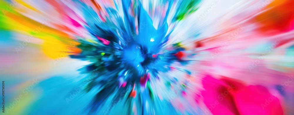 Vibrant abstract explosion of color Vibrant abstract explosion of color