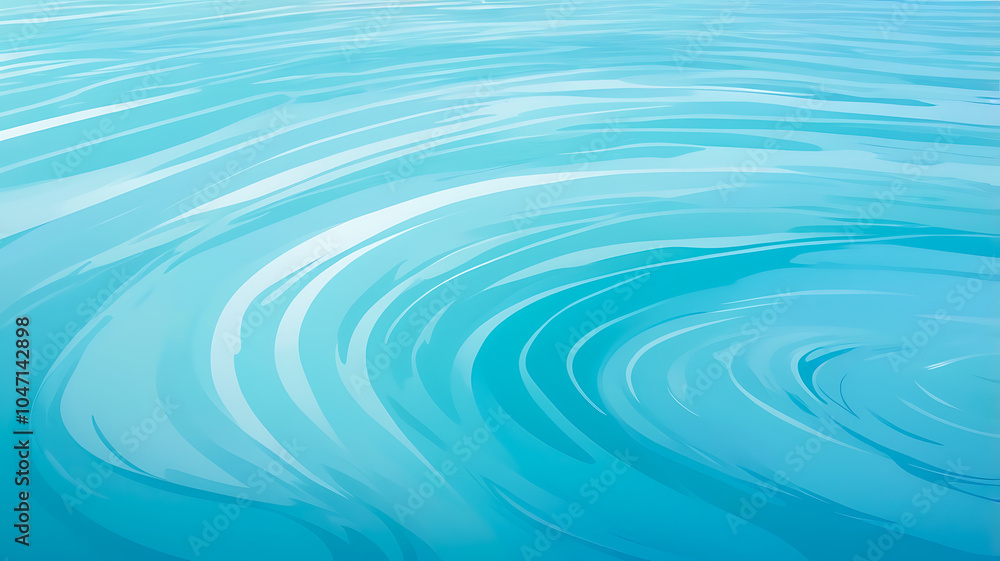 Gentle water ripple effect texture in shades of aquamarine blue background Gentle water ripple effect texture in shades of aquamarine blue background