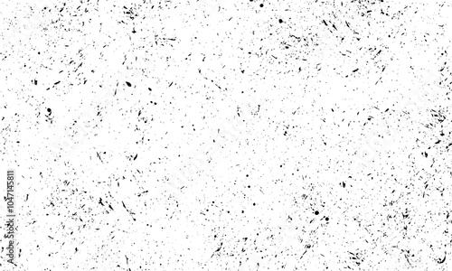 Black Ink Splatter Texture PNG – Transparent Overlay