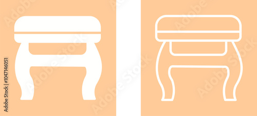 Stool Vector Icon