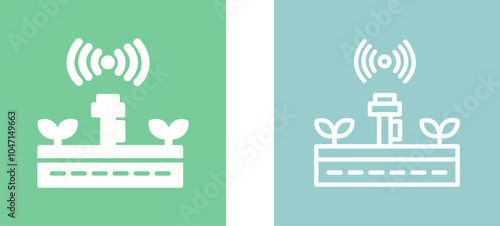 Smart Farm Vector Icon