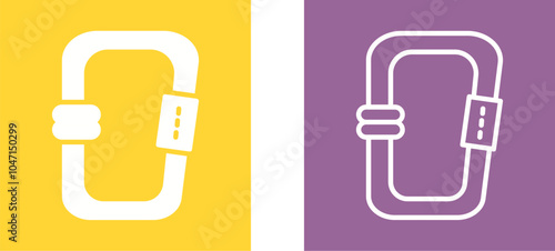 Carabiner Vector Icon