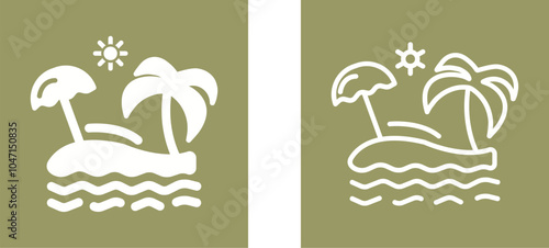 Beach Vector Icon