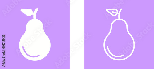 Pear Vector Icon