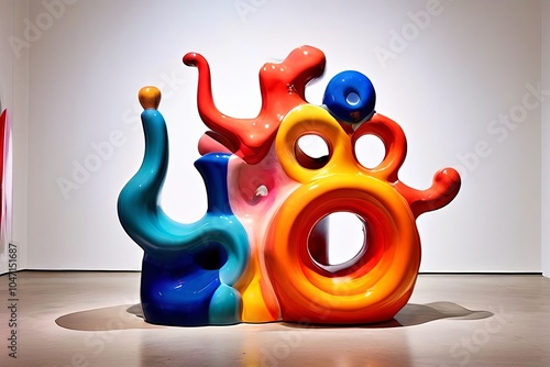 colorful ceramic installations photo