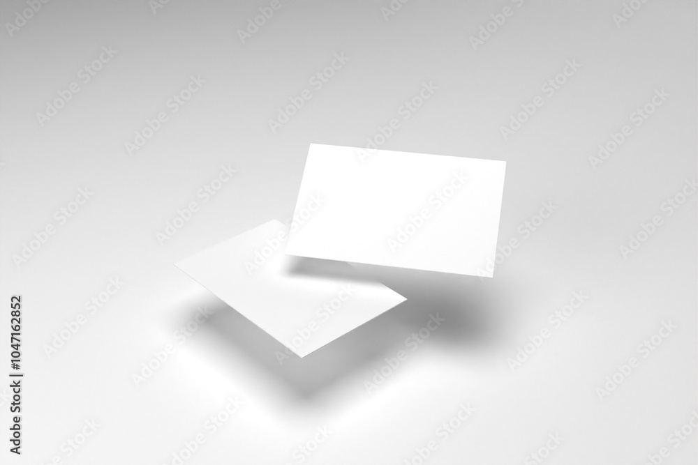 Blank business card mockup Blank business card mockup