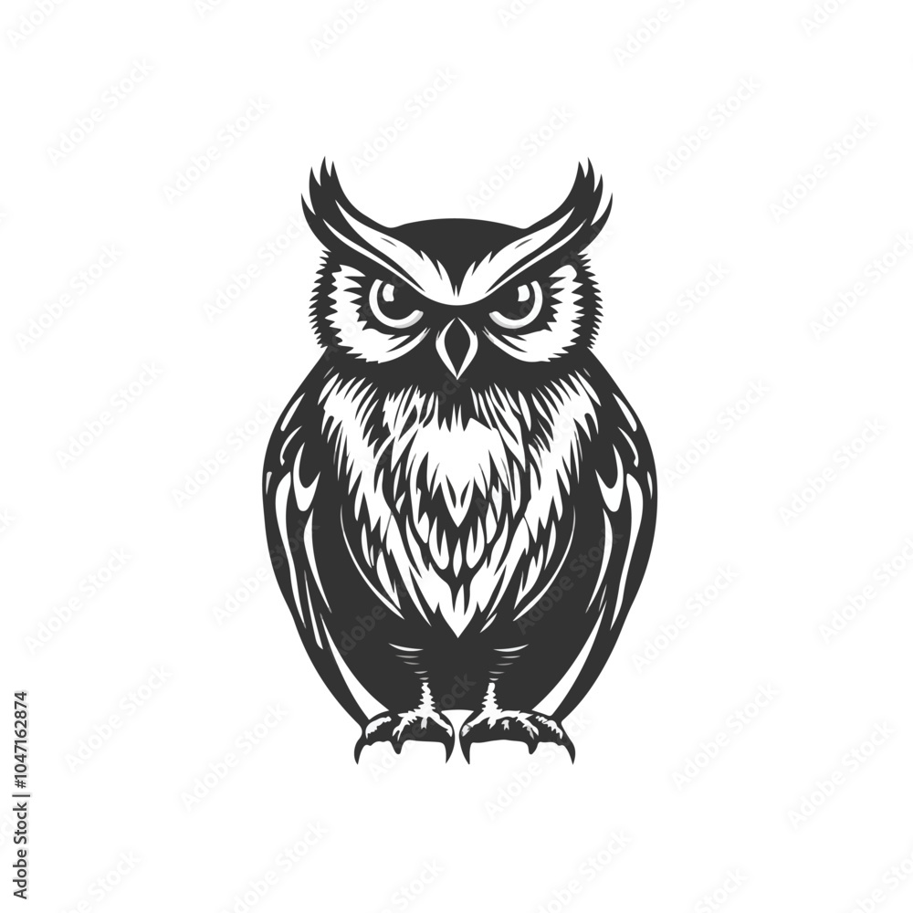 Fototapeta premium Elegant Owl Vector Logo Design Template for Professional Use