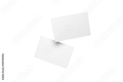 Blank business card mockup