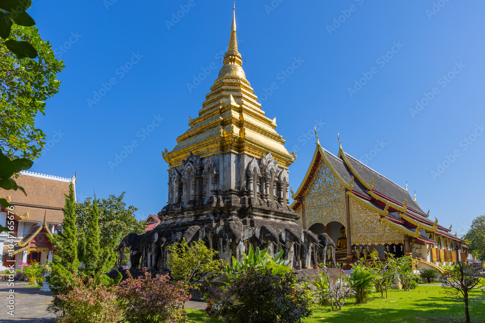Wat Chiang Man, the oldest temple in Chiang Mai, a destination of tourist in Northern of Thailand Wat Chiang Man, the oldest temple in Chiang Mai, a destination of tourist in Northern of Thailand