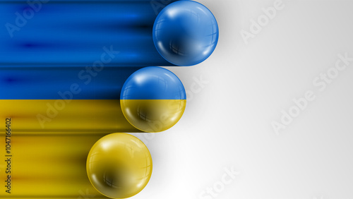 Background flag of Ukraine graphic and label. Element of impact for the use you want to make of it.