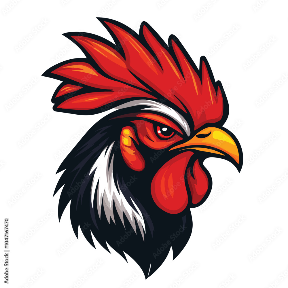 Rooster Head Logo Vector Design Template for Branding and Marketing Rooster Head Logo Vector Design Template for Branding and Marketing